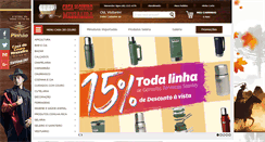 Desktop Screenshot of casadocouro.com.br